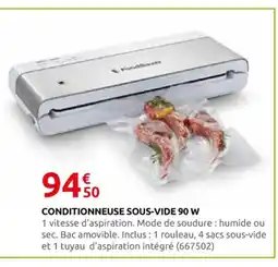 Rural Master Conditionneuse sous-vide 90 w offre