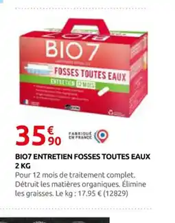 Rural Master Bio7 entretien fosses toutes eaux offre