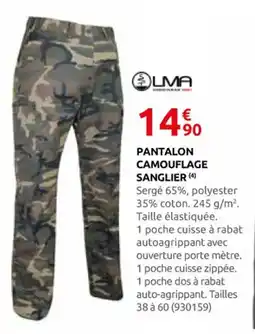 Rural Master Pantalon camouflage sanglier offre