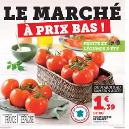 Hyper U Tomate ronde en grappe offre