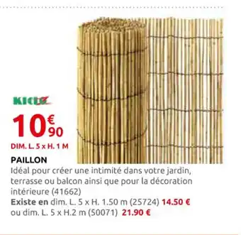 Rural Master Paillon offre