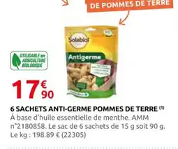 Rural Master 6 sachets anti-germe pommes de terre offre
