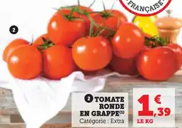 Super U Tomate ronde en grappe offre