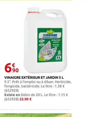 Rural Master Vinaigre extérieur et jardin offre