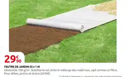 Rural Master Feutre de jardin offre