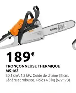 Rural Master Tronçonneuse thermique ms 162 offre