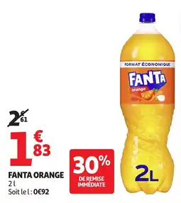 Auchan Fanta orange offre