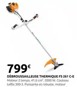 Rural Master Débroussailleuse thermique fs 261 c-e offre