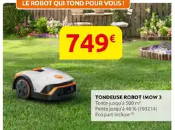 Rural Master Tondeuse robot imow 3 offre
