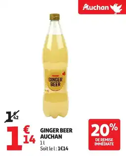Auchan Ginger beer auchan offre