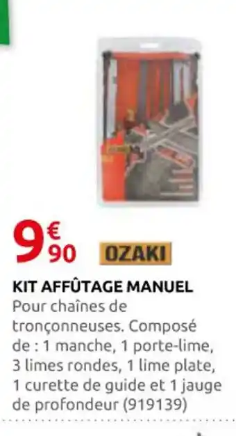 Rural Master Kit affûtage manuel offre