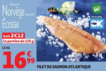 Auchan Filet de saumon atlantique offre