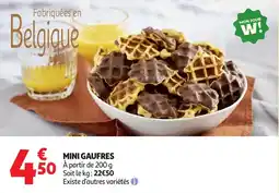 Auchan Mini gaufres offre