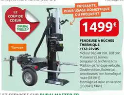 Rural Master Fendeuse à bûches thermique offre