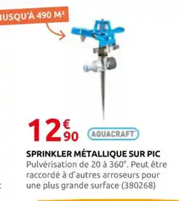 Rural Master Sprinkler métallique sur trépied offre