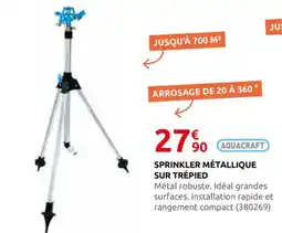 Rural Master Sprinkler métallique sur trépied offre