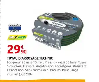 Rural Master Tuyau d'arrosage technic offre