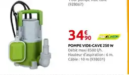 Rural Master Pompe vide-cave 250 w offre