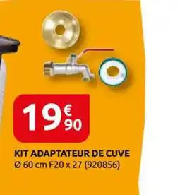 Rural Master Kit adaptateur de cuve offre