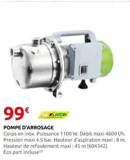 Rural Master Pompe d'arrosage offre