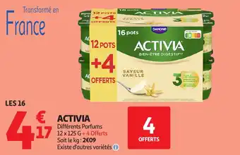 Auchan Activia offre