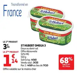 Auchan St hubert omega 3 offre