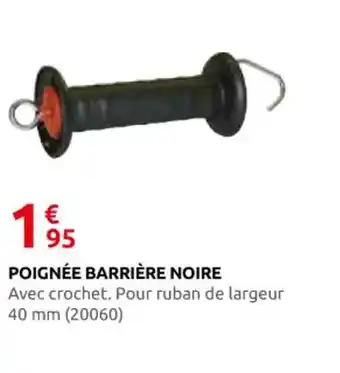 Rural Master Poignée barrière noire offre