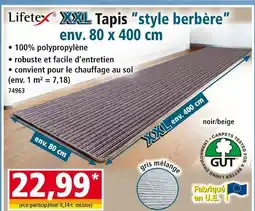 Norma Lifetex Tapis ”style berbère” offre