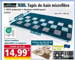 Norma Santosin XXL Tapis de bain microfibre offre