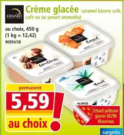 Norma Erhard Crème glacée caramel beurre salé, café ou au yaourt aromatisé offre