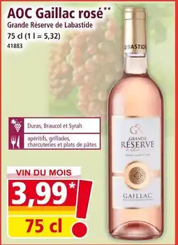 Norma GRANDE RÉSERVE DE LABASTIDE AOC Gaillac rosé offre