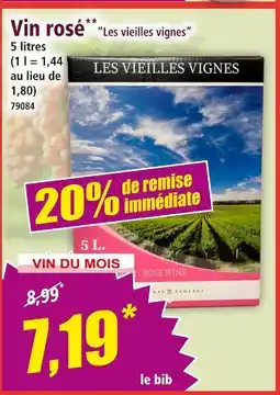 Norma LES VIEILLES VIGNES Vin rosé offre