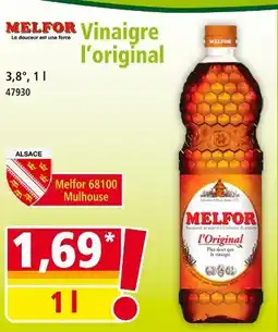 Norma Melfor Vinaigre l'original offre