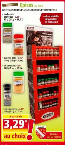Norma Niclaus herbes de provence offre
