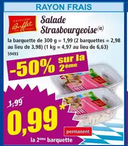 Norma EXCELLENT BUFFET Salade strasbourgeoise offre
