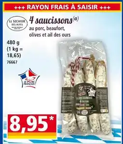 Norma Le séchoir des Alpes 4 saucissons offre