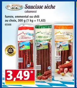 Norma St. Alpine Saucisse sèche offre