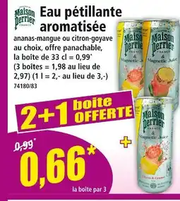 Norma Maison Perrier Eau pétillante aromatisée offre