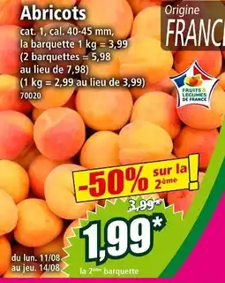 Norma Abricots offre