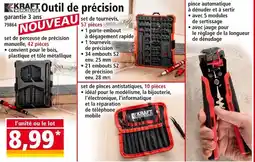 Norma KRAFT WERKZEUGE set de perceuse de précision manuelle offre