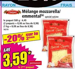 Norma CHAIGNET Mélange mozzarella/emmental offre