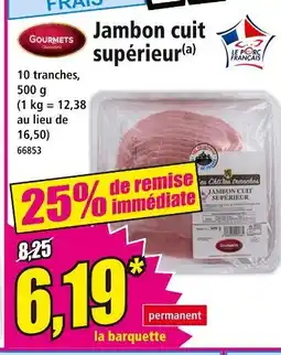 Norma GOURMETS Jambon cuit supérieur offre