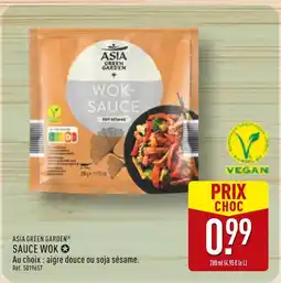 ALDI Asia Green Garden Sauce wok offre