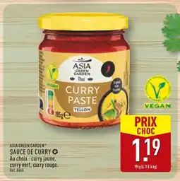ALDI ASIA GREEN GARDEN SAUCE DE CURRY offre
