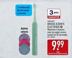 ALDI AMBIANO Brosse à dents électrique offre