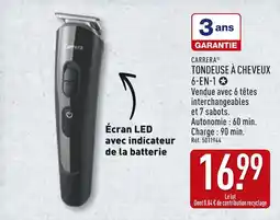 ALDI Carrera Tondeuse à cheveux 6-en-1 offre