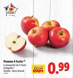 Lidl Pomme 4 fruits offre