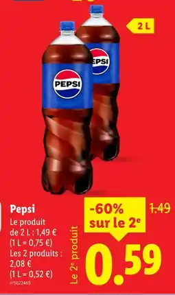 Lidl PEPSI Pepsi offre