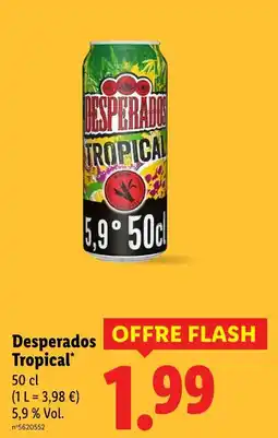 Lidl Desperados Tropical offre