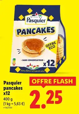 Lidl Pasquier Pancakes x12 offre